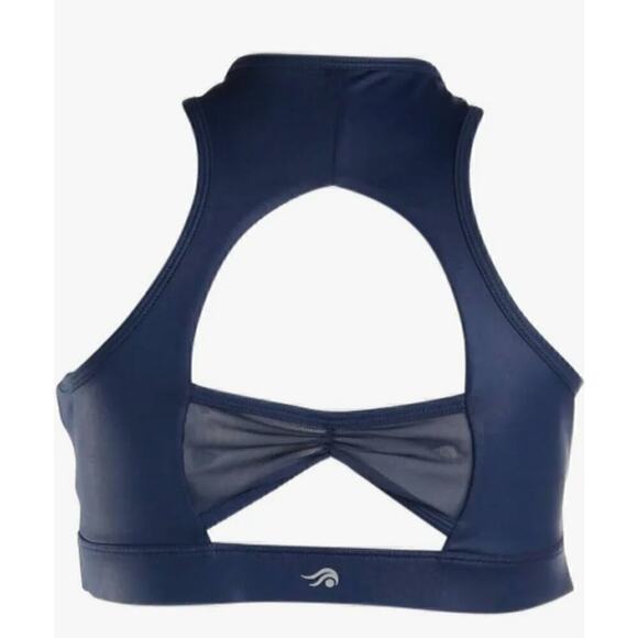 Ideology Sport Bra Small Mid Impact Blue RapiDry NWT - Picture 4 of 9